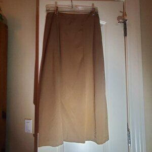 Camel knit Maxi Skirt